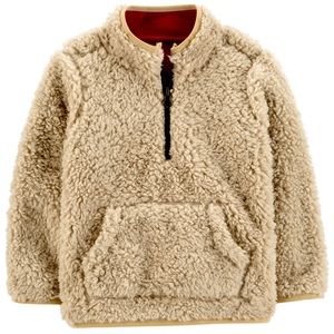 Carter’s Toddler Boy 5t Half-Zip Sherpa Pullover